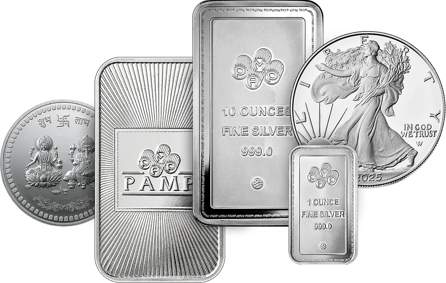 Silver Bullion Coins & Bars