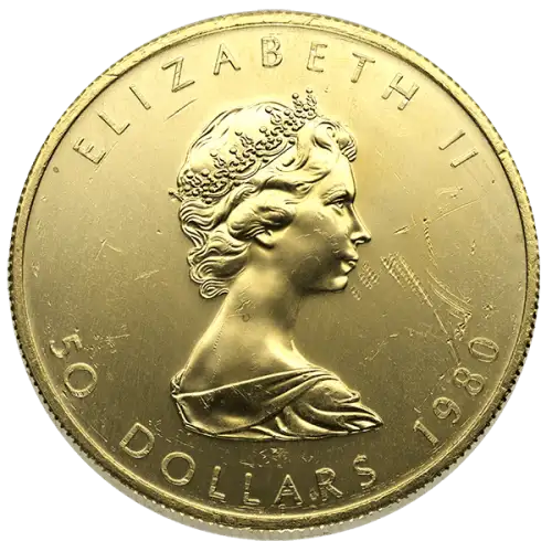 1oz Canadian Gold Maple Leaf - Scruffy (2)